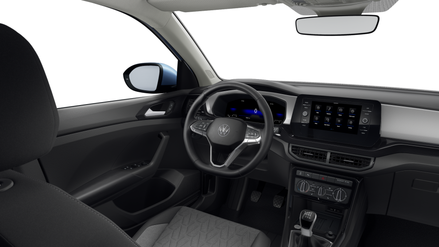 Volkswagen T-Cross, T-Cross People 1.0 TSI 85 kW 6G, barva modrá