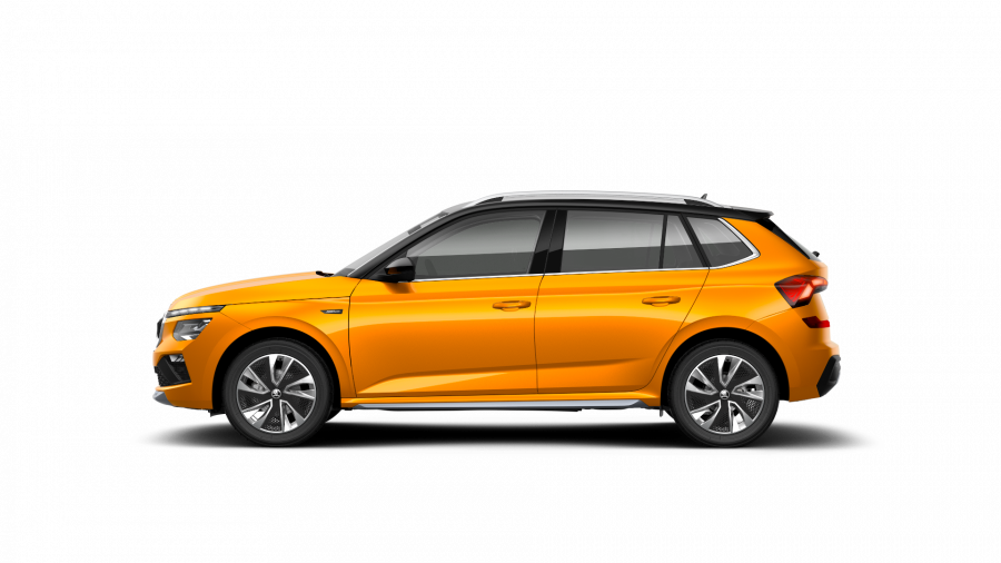 Škoda Kamiq, 1,0 TSI 85 KW 7-stup. automat., barva oranžová