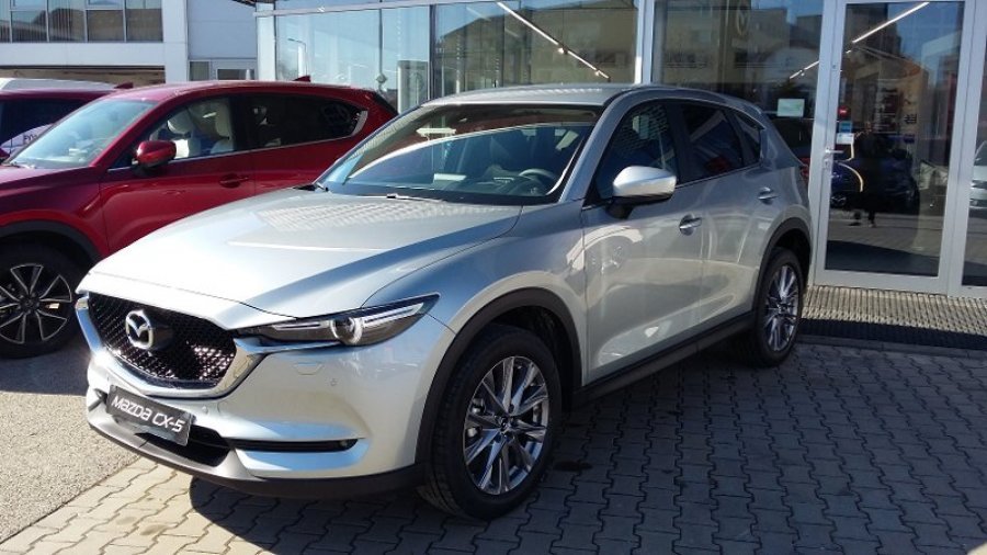 Mazda CX-5, 2,2D 150 A/T, barva stříbrná