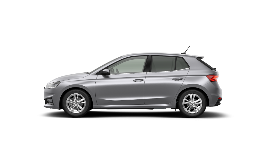 Škoda Fabia, 1,5 TSI 110 kW 7° automatická DSG, barva stříbrná