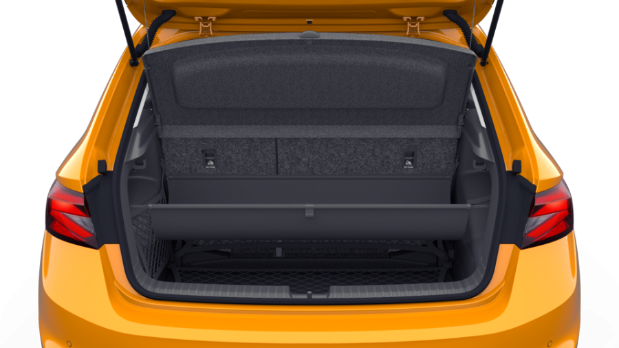 Škoda Fabia, 1,0 MPI 59 kW 5° manuální, barva oranžová