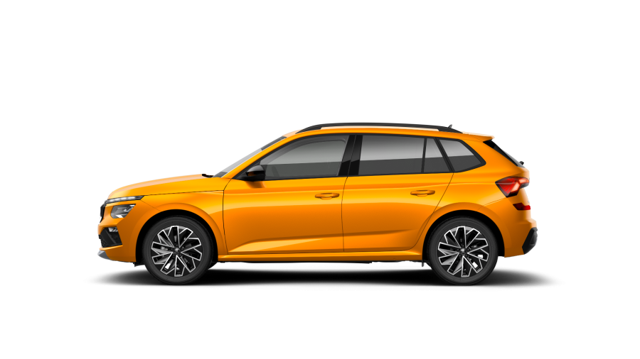Škoda Kamiq, 1,0 TSI 85 kW 7° automatická DSG, barva oranžová