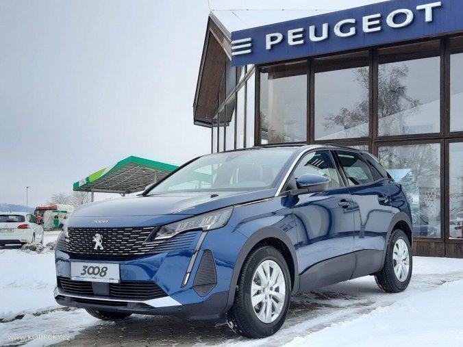 Peugeot 3008, ACTIVE PACK 1,5 BHDI 130k M6, barva modrá