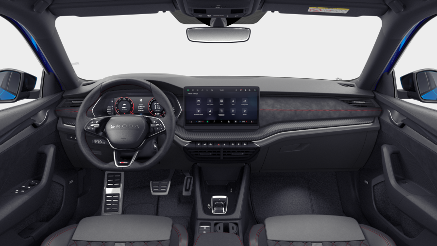 Škoda Octavia, 2,0 TSI 195 kW 7° automatická DSG, barva modrá