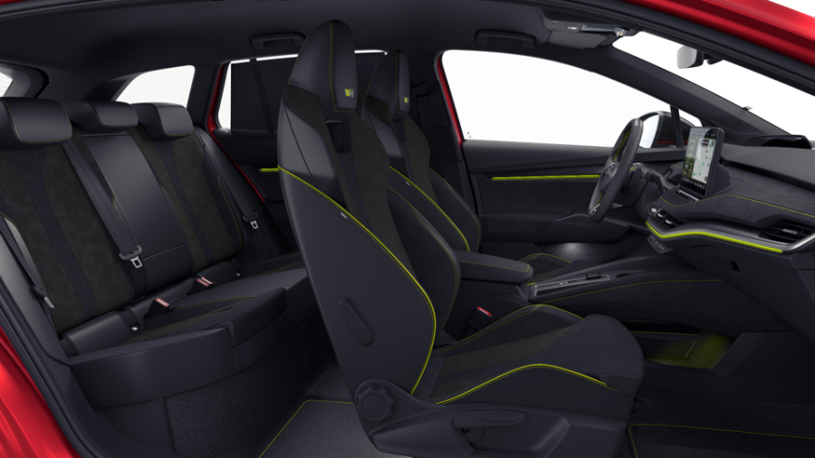 Škoda Enyaq iV, 84 kWh 250,00 kW 1° automatická 4x4, barva červená