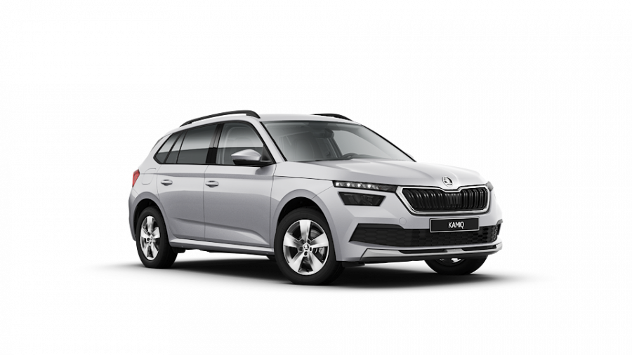 Škoda Kamiq, 1,5 TSI 110 kW 7-stup. automat., barva stříbrná