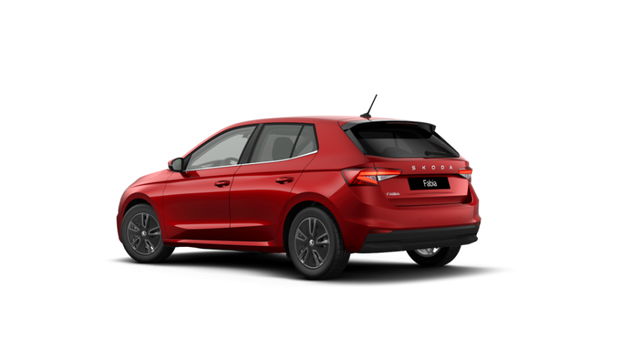 Škoda Fabia, 1,0 TSI 85 kW 6° manuální, barva červená