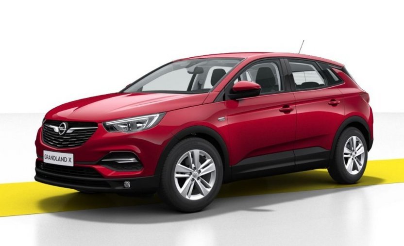 Opel Grandland X, 1.2 Turbo Enjoy MT6, barva červená