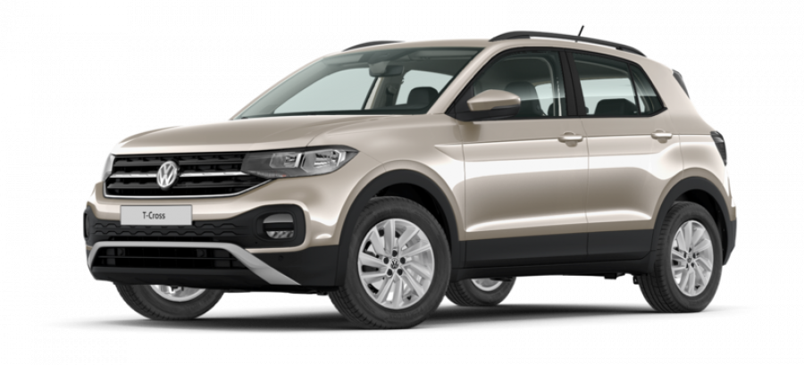 Volkswagen T-Cross, Life 1.0 TSI 85 kW 7DSG, barva béžová