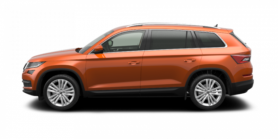 Škoda Kodiaq, 2,0 TDI 110 kW 7-stup. automat. 4x4, barva oranžová
