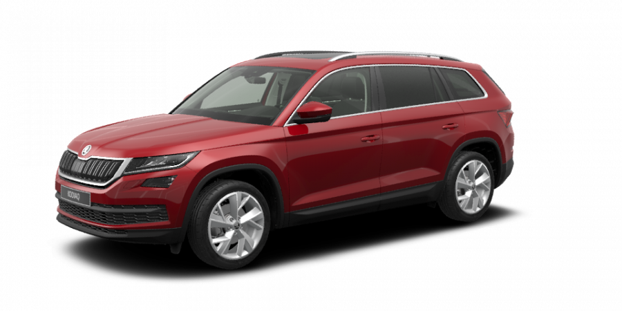 Škoda Kodiaq, 2,0 TDI 140 kW 7-stup. automat. 4x4, barva červená