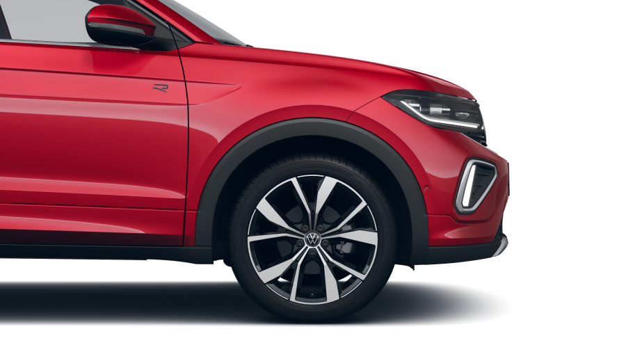 Volkswagen T-Cross, T-Cross R-Line People 1.0 TSI 85 kW 7DSG, barva červená