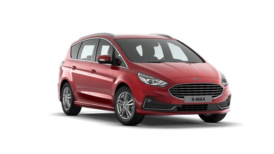 Ford S-MAX, Titanium, 5dveřová, 2.0 EcoBlue 140 kW/190 k, 8st. automatická, barva červená