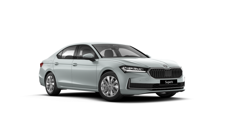 Škoda Superb, 1,5 TSI m-HEV 110 kW 7-stup. automat., barva stříbrná