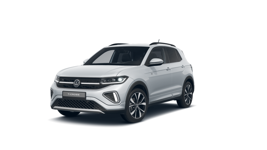 Volkswagen T-Cross, T-Cross R-Line People1.5 TSI 110 kW 7DSG, barva stříbrná