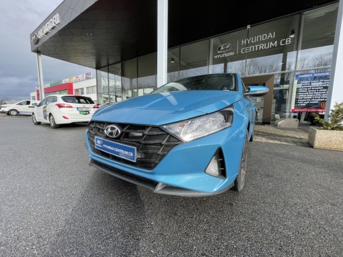 Hyundai i20, 1,2 DPI 5 st. manuální, barva modrá