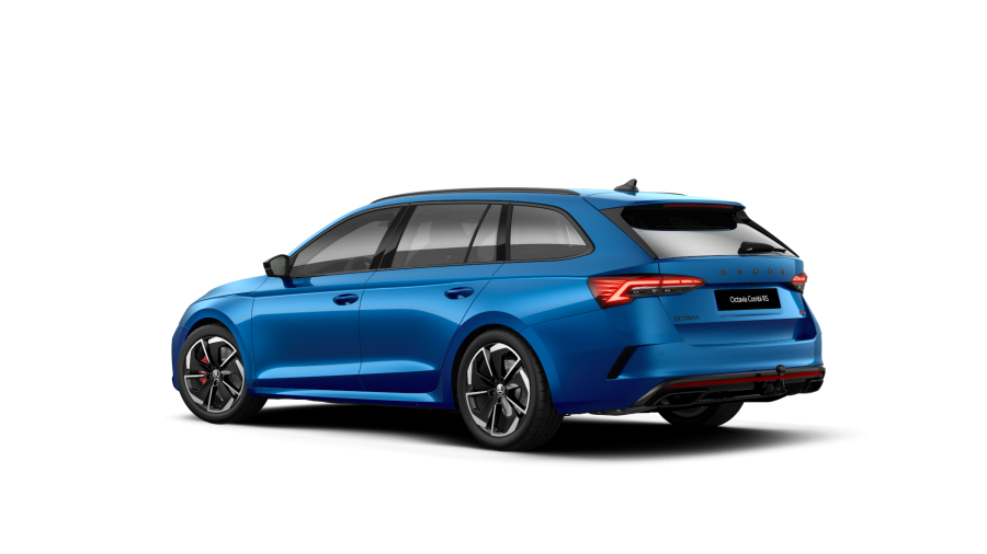Škoda Octavia, 2,0 TSI 195 kW 7° automatická DSG, barva modrá