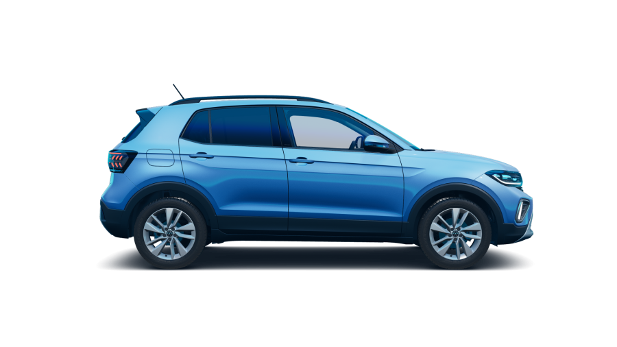 Volkswagen T-Cross, T-Cross People 1.0 TSI 85 kW 6G, barva modrá