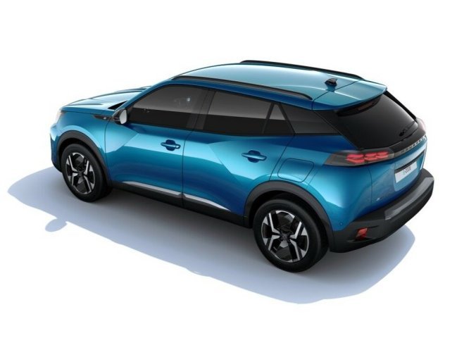 Peugeot 2008, Peugeot 2008 ALLURE Elektromotor 115 kW / 156 k (Baterie 54 kWh), barva modrá