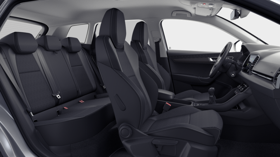 Škoda Karoq, 1,5 TSI 110 kW 6° manuální, barva stříbrná
