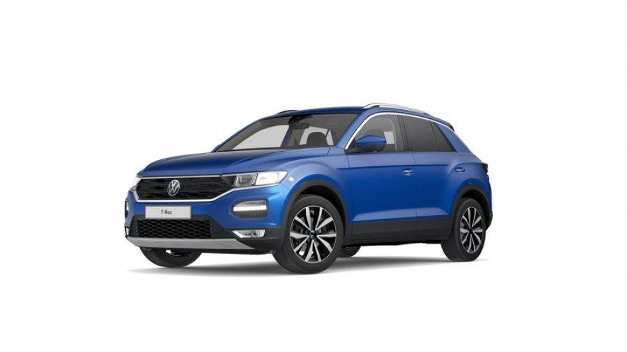 Volkswagen T-Roc, Design 1,5 TSI ACT 6G, barva modrá