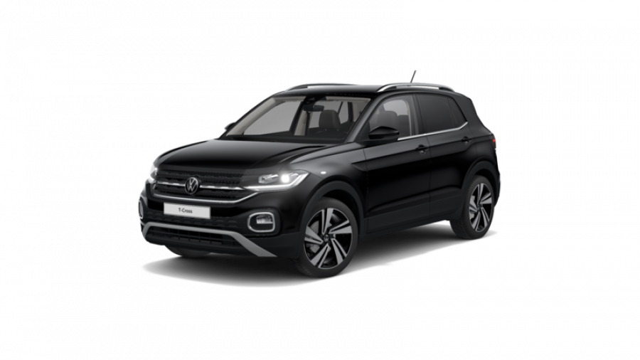 Volkswagen T-Cross, Style 1,5 TSI 110 kW 7DSG, barva černá