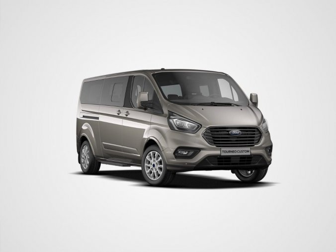 Ford Tourneo Custom, MPV,  L2 TITANIUM X 2,0 EcoBlue 136 kW / 185 k 6st. automatická, barva stříbrná