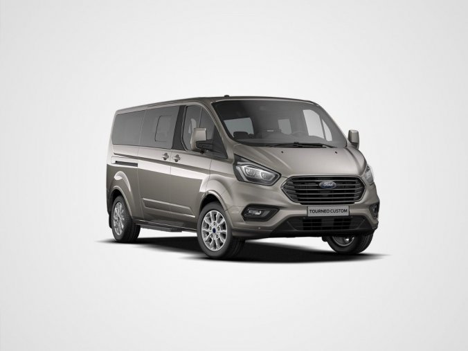 Ford Tourneo Custom, MPV,  L2 TITANIUM MHEV 2,0 EcoBlue (mHEV) 136 kW / 185 k, barva stříbrná