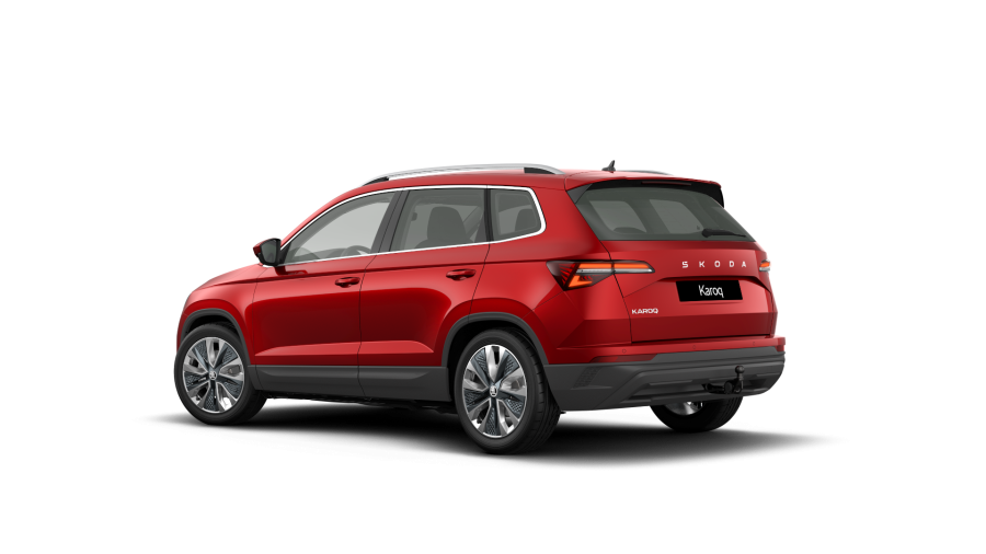 Škoda Karoq, 1,5 TSI 110 kW 7° automatická DSG, barva červená