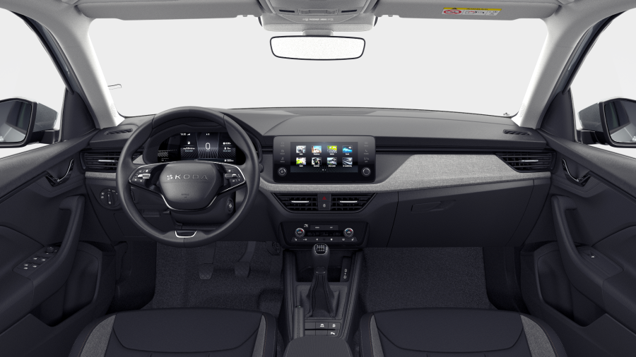 Škoda Scala, 1,0 TSI 85 kW 6° manuální, barva stříbrná