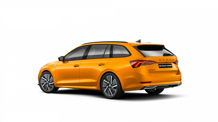 Škoda Octavia, 1,5 TSI 110 kW 7-stup. automat., barva oranžová