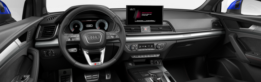 Audi Q5 Sportsback, Q5 SB S line 40 TDI 150kW quattro, barva modrá