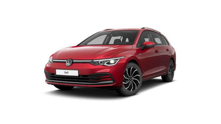 Volkswagen Golf Variant, Golf Variant Style 1,5 eTSI 7DSG mHEV, barva červená
