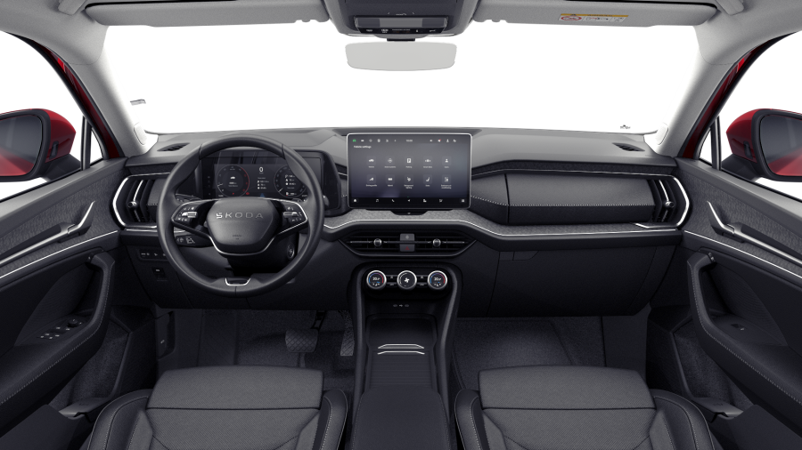 Škoda Kodiaq, 2,0 TDI 142 kW 7° automatická DSG 4x4, barva červená