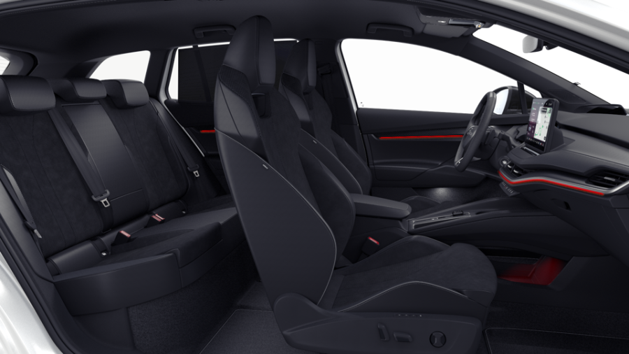 Škoda Enyaq iV, 82 kWh 1° automatická 4x4, barva bílá