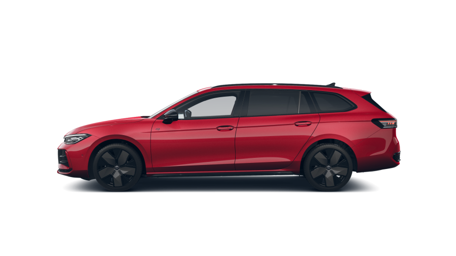 Volkswagen Passat, Passat R-Line 2,0 TDI 110 kW, barva červená