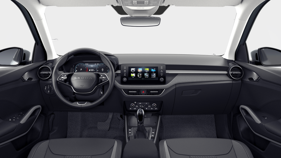 Škoda Fabia, 1,5 TSI 110 kW 7° automatická DSG, barva stříbrná