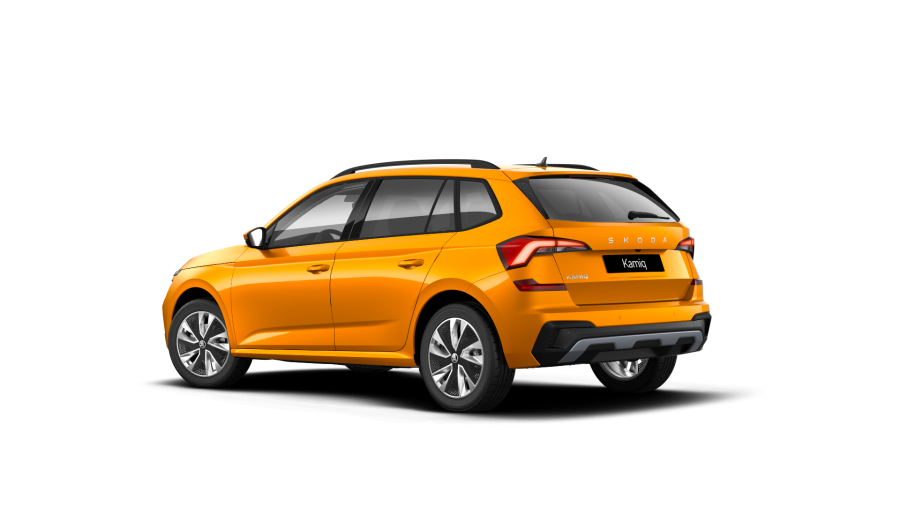 Škoda Kamiq, 1,0 TSI 85 kW 7° automatická DSG, barva oranžová