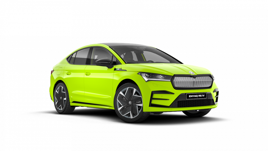 Škoda Enyaq iV, 82 kWh 220 kW 1° převodovka 4x4, barva zelená