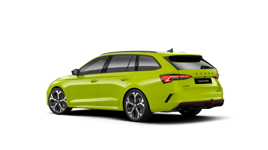 Škoda Octavia, 2,0 TSI 195 kW 7° automatická DSG, barva zelená