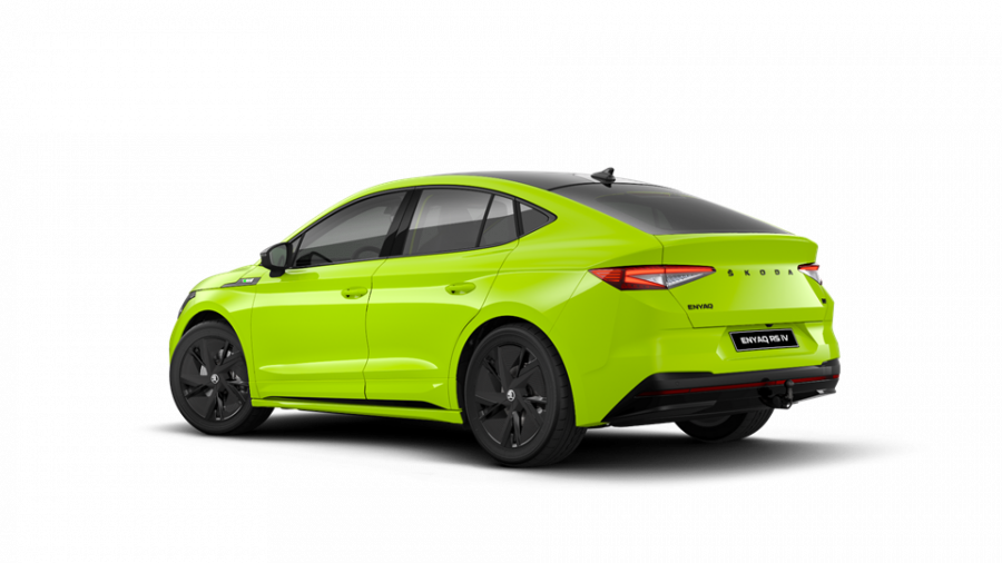 Škoda Enyaq iV, 82 kWh 220 kW 1° převodovka 4x4, barva zelená