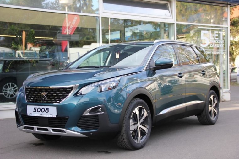 Peugeot 5008, ALLURE 1.5 BlueHDi 130 S&S MAN, barva zelená