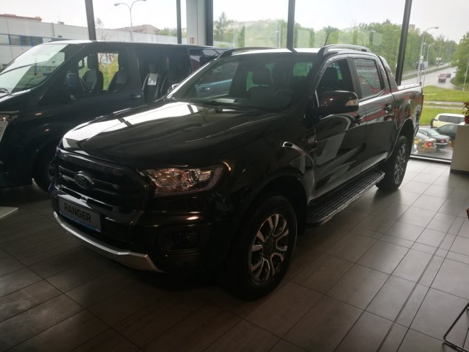 Ford Ranger, Double Cab Wildtrak, Dvojkabina, 3.2 TDCi 147 kW/200 k, 6st. automatická, 4WD, barva černá