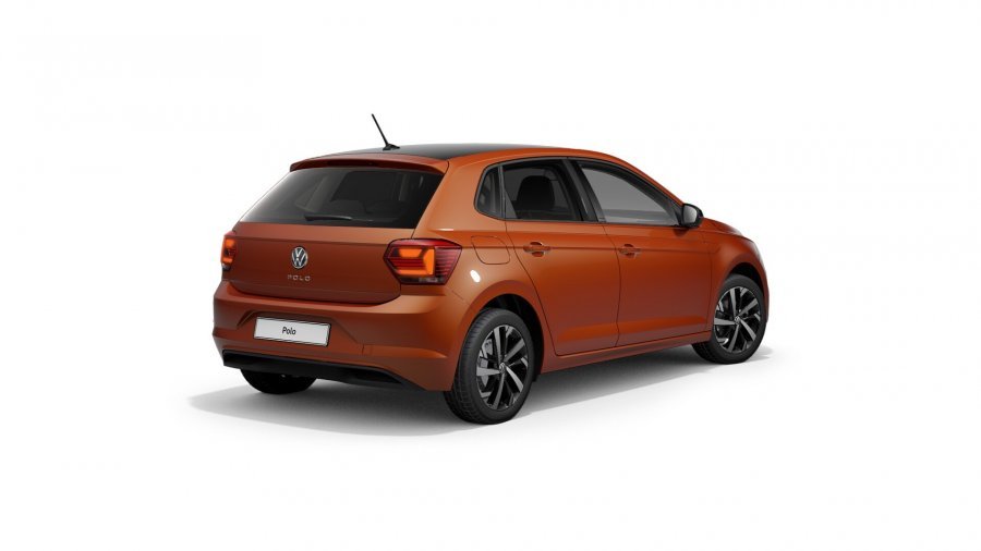 Volkswagen Polo, Polo Maraton Ed. 1,0 TSI 7DSG, barva oranžová
