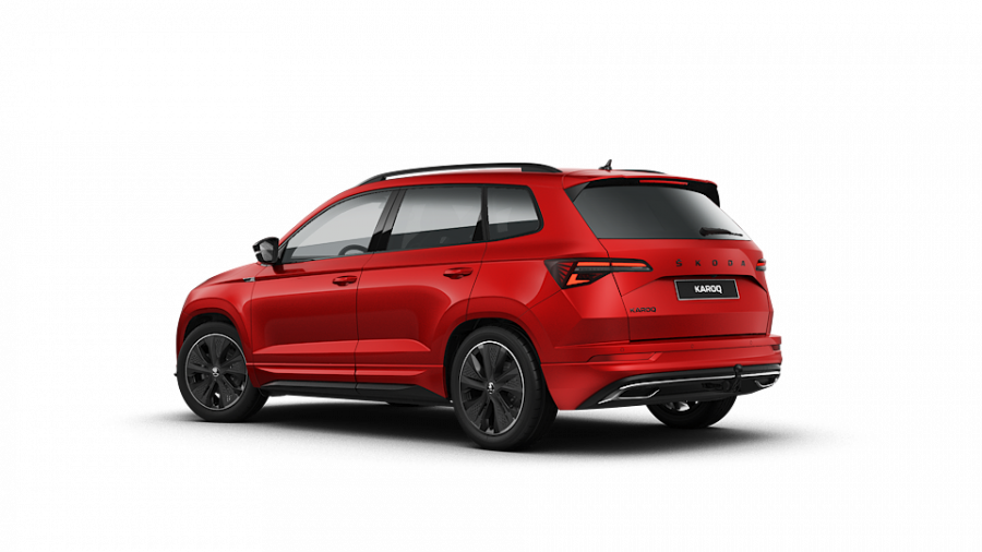 Škoda Karoq, 1,5 TSI 110 kW 7-stup. automat., barva červená