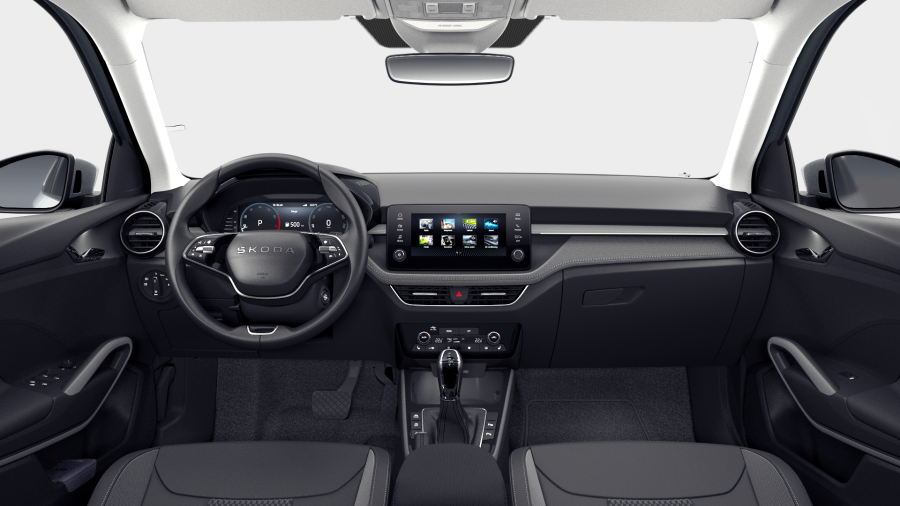 Škoda Fabia, 1,0 TSI 85 kW 7° automatická DSG, barva stříbrná