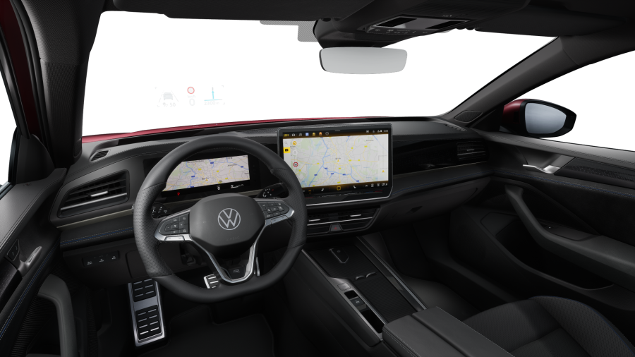 Volkswagen Passat, Passat R-Line 2,0 TDI 110 kW, barva červená