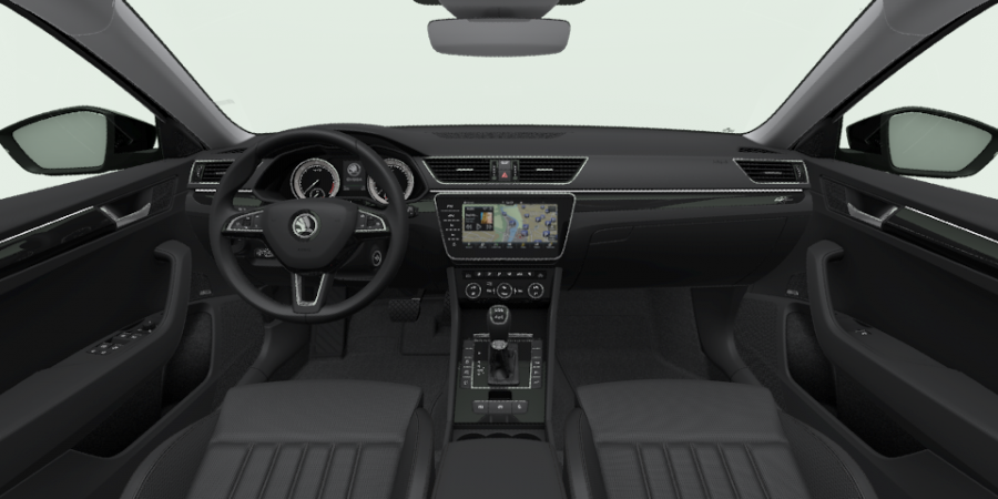 Škoda Superb, 2,0 TDI 140 kW 7-stup. automat. 4x4, barva černá