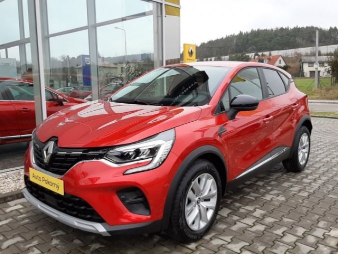 Renault Captur, Zen TCe 90 + zimní pneumatiky, barva červená