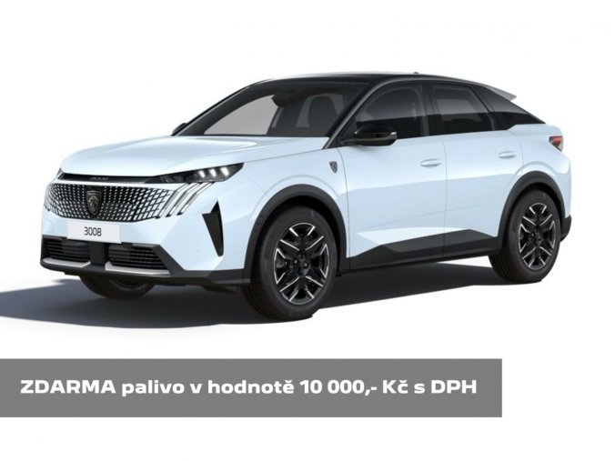 Peugeot 3008, Peugeot 3008 GT Hybrid 145 e-DCS6, barva bílá